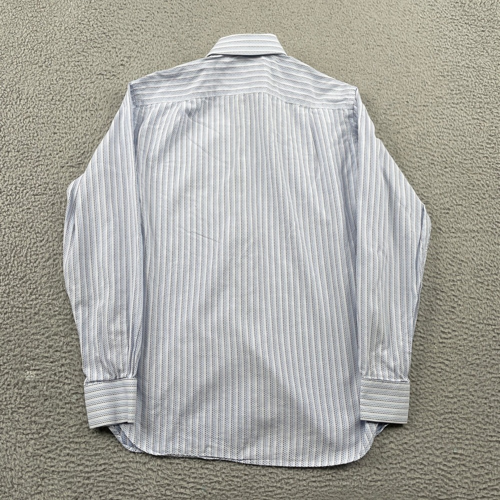 Hammer Made Men's White Patterned Dress Shirt - Picture 3 of 9